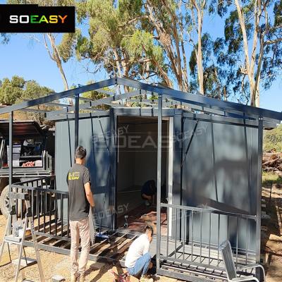 Casa container espandibile per resort in Australia con tetti e corridoi Produttore cinese