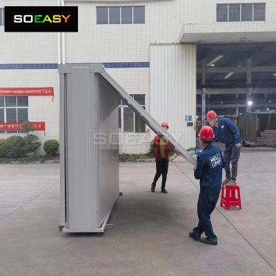 Fabbrica cinese di case container pieghevoli ed espandibili per rifugiati del terremoto in Myanmar/Thailandia