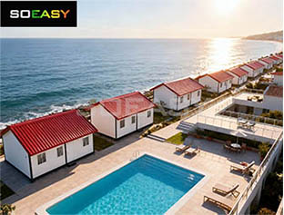 Soluzione n. 1 per l'alloggio nel campo minerario: CASA DI MONTAGNA